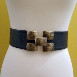 80s vintage black belt